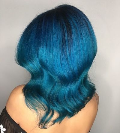 Blue Smoke Royal Blue Vegan Semi Permanent Hair Dye Lime Crime