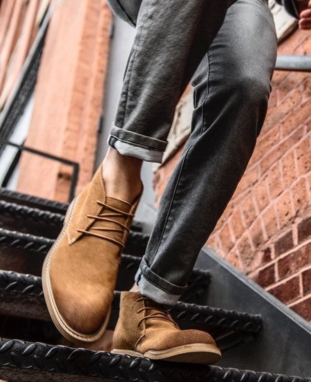 kenneth cole reaction desert sun suede chukkas walnut
