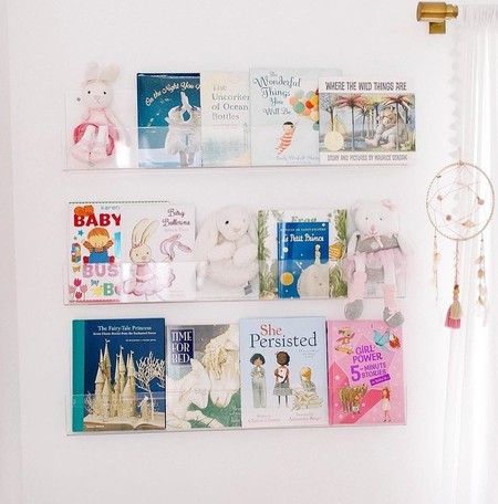 acrylic bookcase nursery