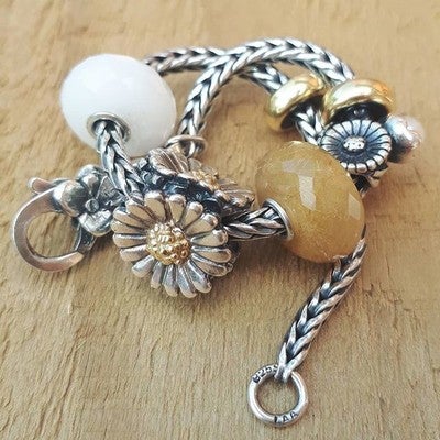 トロールビーズ Trollbeads デイジー Daisy よい シルバー