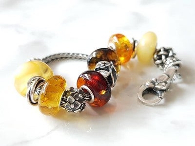 Trollbeads Amber Bead Alabaster