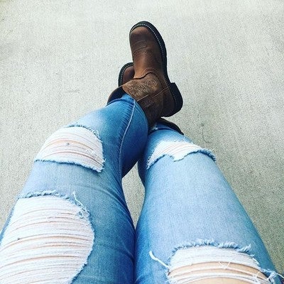 fatbaby saddle western boot