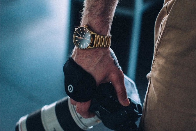 Sentry Chrono Watch | All Gold / Black | Men's Stainless
