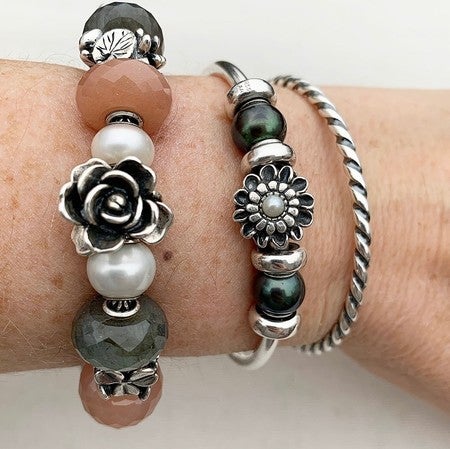 トロールビーズ　ウォーターリリーオブジュライ Water Lily of July Bead – Trollbeads