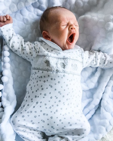 Elephant Smocked Baby Sleepsuit Jojo Maman Bebe