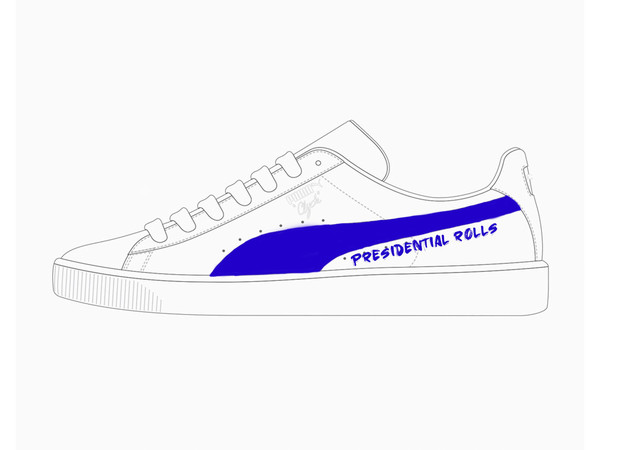 puma sneakers illustration
