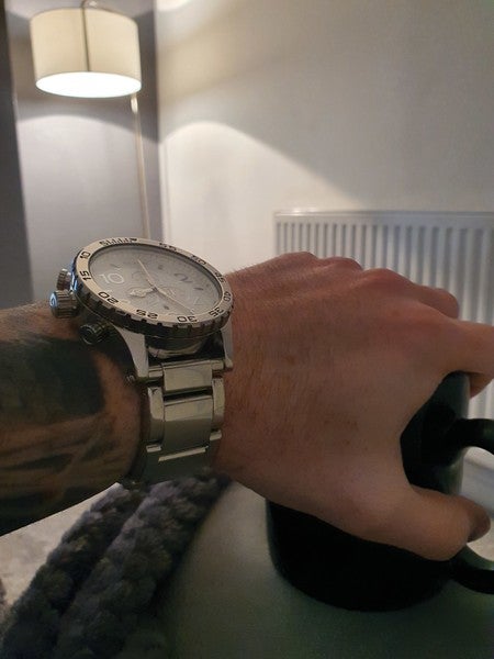 51-30 Chrono Watch | High Polish / White | White Chronograph