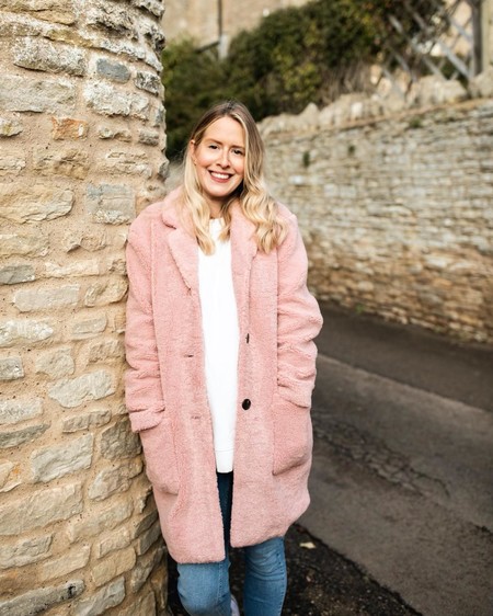 maternity teddy coat