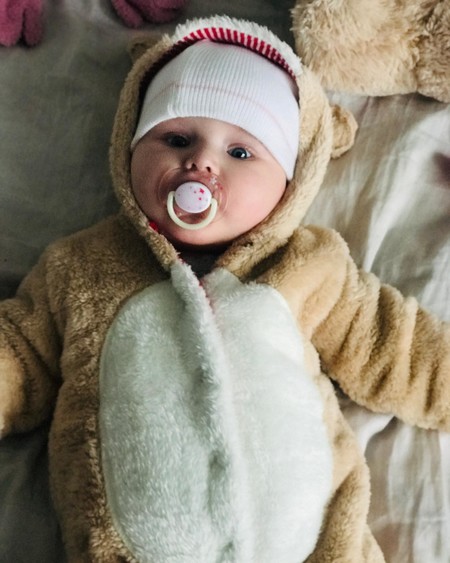 baby reindeer jumpsuit