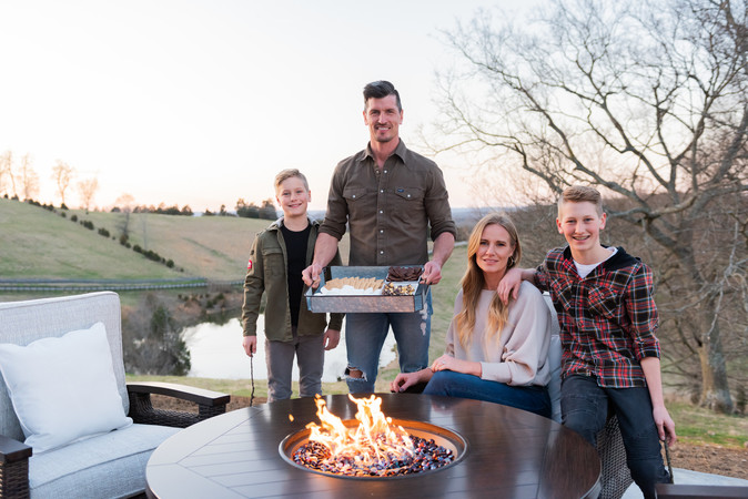 Paradise Trail Outdoor Fire Pit Table | Ashley
