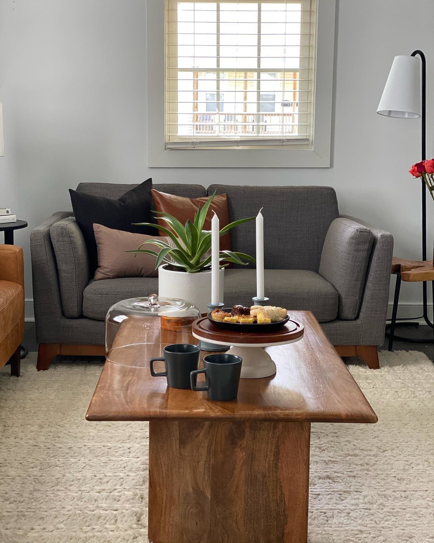 Pyrite Gray Ceni Fabric Loveseat | Article