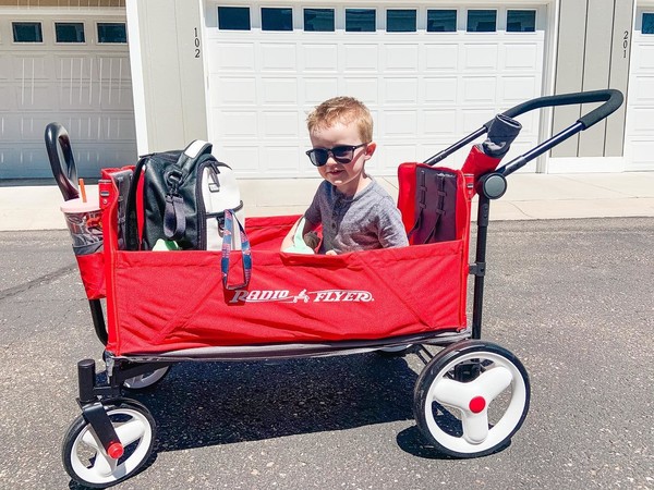 red wagon stroller