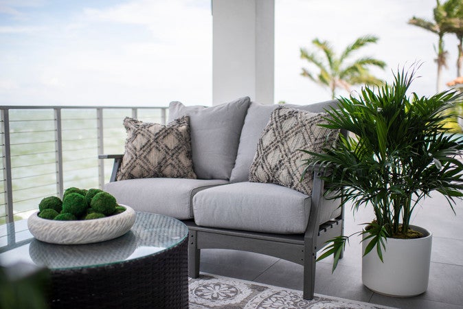 Visola Outdoor Loveseat | Ashley