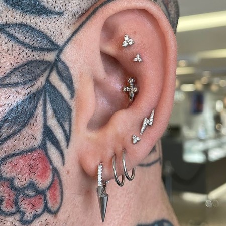 Maria Tash Conch Stud Jewelry Classic Star Ball Earring By Maria