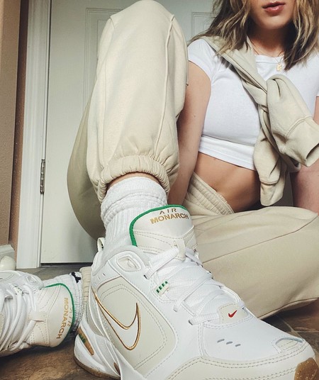 Buy Nike Air Monarch IV Men's Workout Shoes Dark Grey/Black