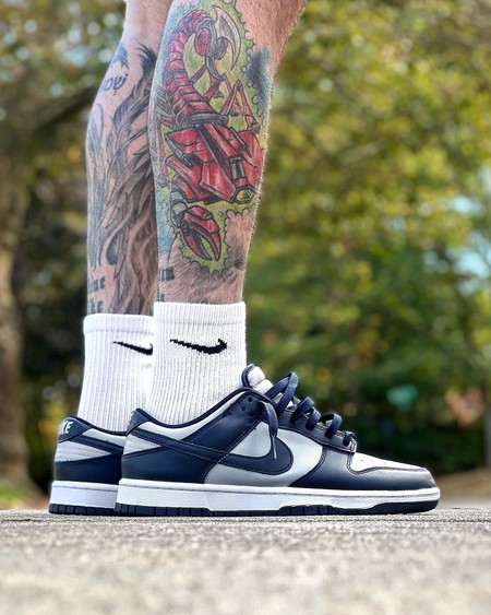 Buy Nike Dunk Low Retro Men's Shoe White/Grey Fog Nike Saudi