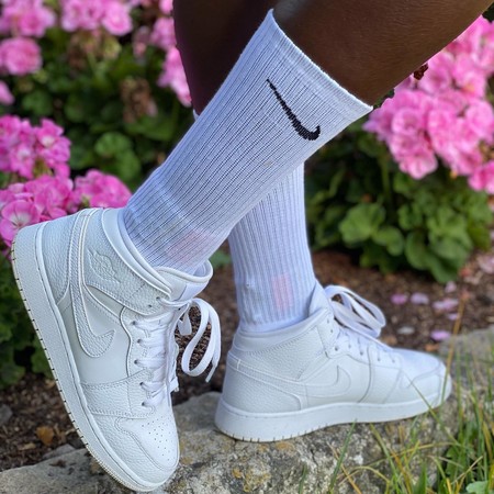 On Feet Women's Air Jordan Atmosphere Grey Jordan Black And