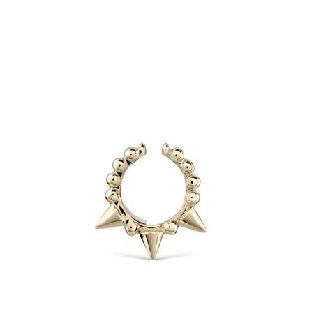 Granulated Triple Short Spike Tash Cuff Earring | MARIA TASH