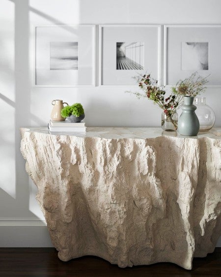 Camilla Fossiliz Clam Cnsl Tab | PALECEK