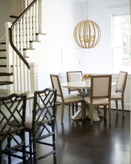 Classic metal chandelier silhouette fully covered with tiny