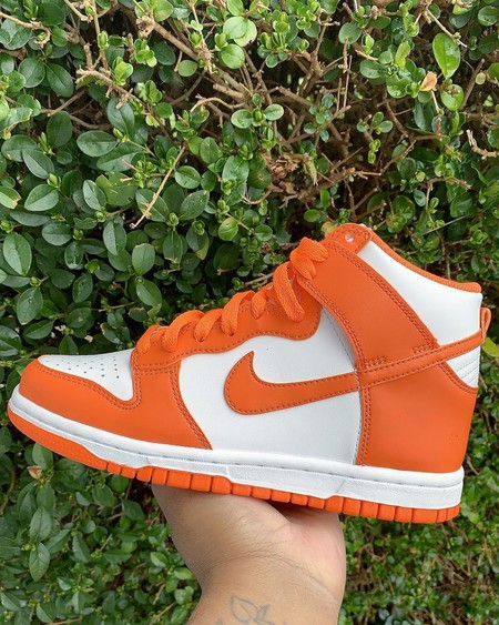 Nike high clearance tops orange