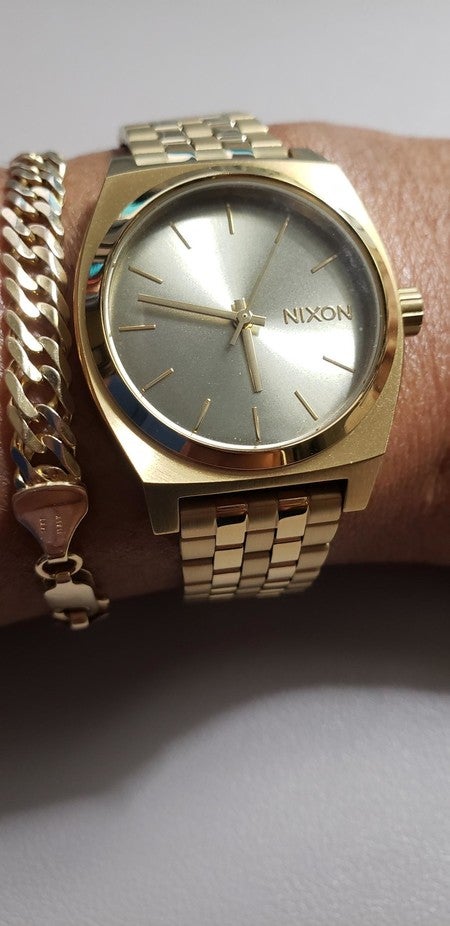 NIXON TIME TELLER ACETATE ホワイトグラニット/ゴールド NIXON ニクソン腕時計 THE TIME TELLER ACETATE WHITE GRANITE/GOLD