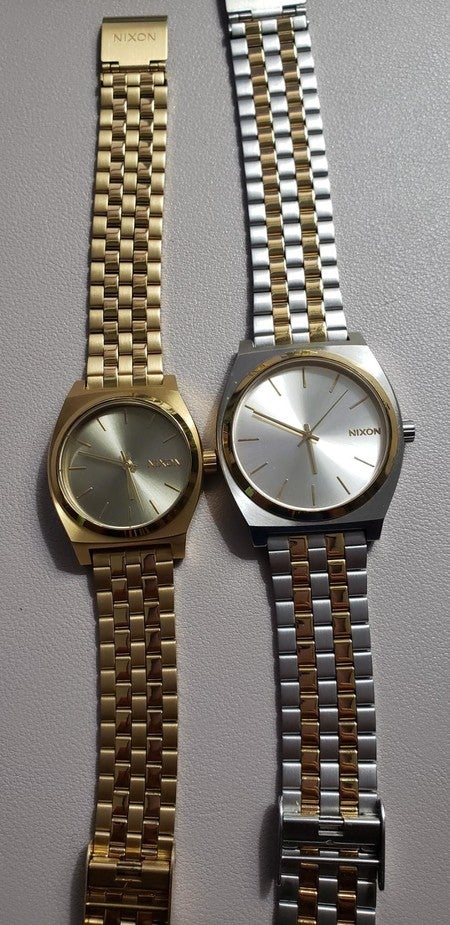 Medium Time Teller Watch | Light Gold / Vintage White | Unisex