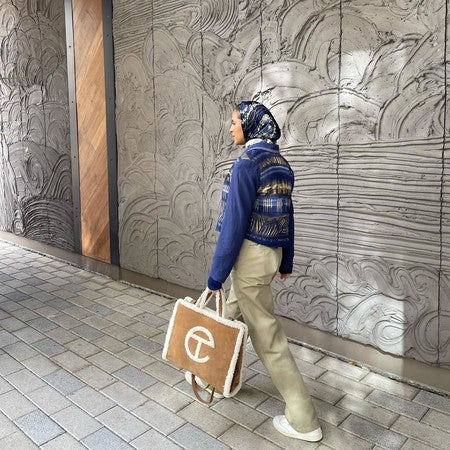 ☆人気☆【UGG】☆Telfar x UGG Medium Shopping Bag☆Blue☆ UGG x TELFAR Medium Shopper - Blue