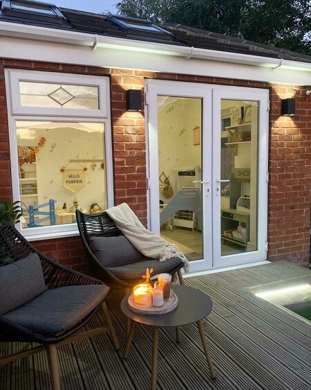 image by skye_jennifer_ containing terrace, chair, table, deck, glass door