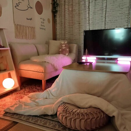 image by yukki.6.25_room containing television, room, couch, living room, light