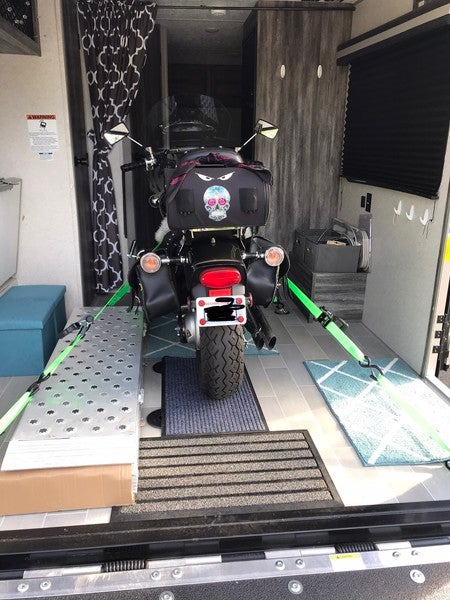 RIZE 4' Wide Big Boy EZ Rizer Aluminum Tri-Fold Motorcycle Ramp