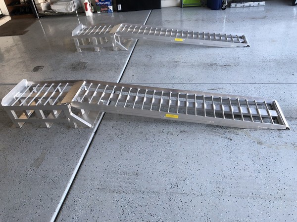 Long Car Ramps 2X Heavy Duty 5 Ton 2.5+2.5 Ton Plastic Car Ramp