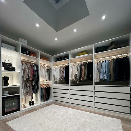 image by arkitektvillaen containing closet, walk, bedroom, white, drawer