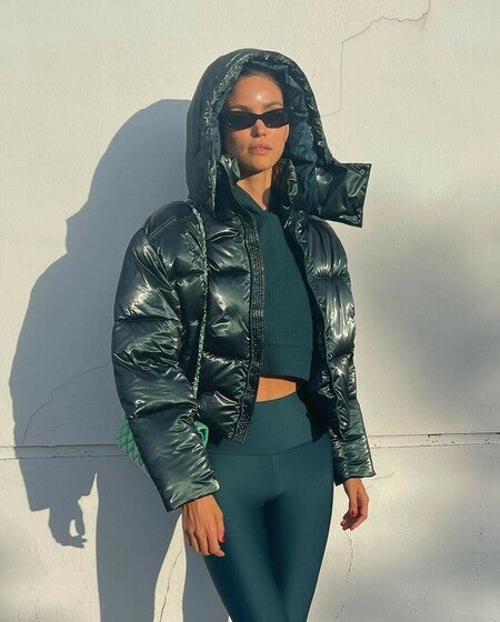 Alo Yoga☆ Stargazing Puffer チャコールグリーン ジャケット Stargazing Puffer - Charcoal Green | Alo Yoga