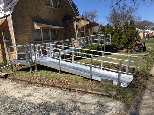 10' L Aluminum Modular Ramp Section | Discount Ramps