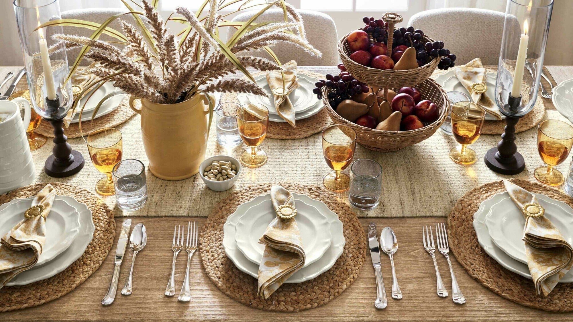 image by Pottery Barn containing Tableware, Table, Dishware, Drinkware, Plant