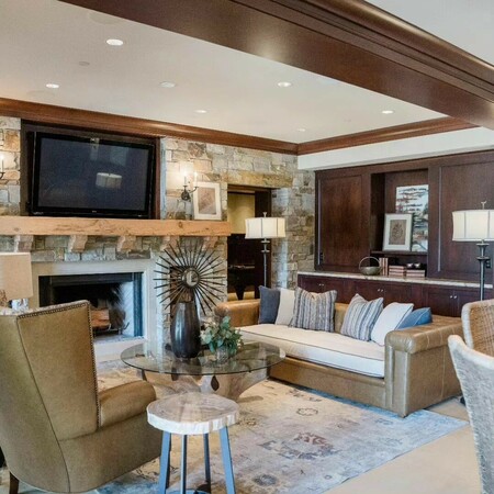 Durham Fossilized Clam Side Table | PALECEK