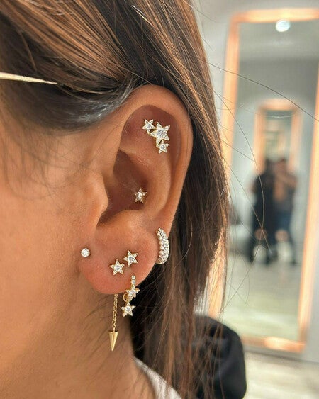 国内発| MARIA TASH Diamond Eternity Hoop シングルピアス 11mm Diamond Eternity Hoop Earring White Gold 11mm | MARIA TASH