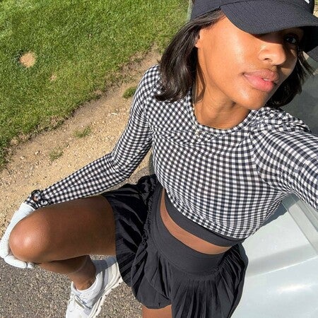 Aces Tennis Skirt - Black
