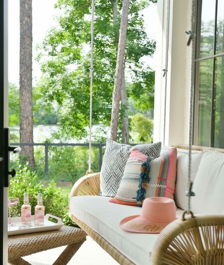 Soleil Cross Stool | PALECEK