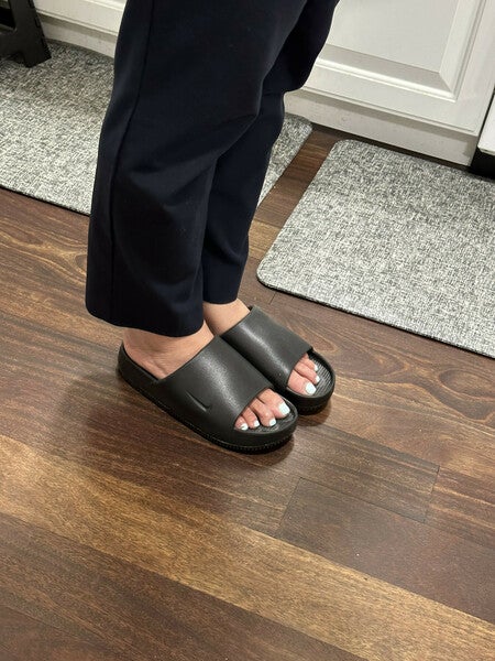 NIKE Calm Womens Slide Sandals - SESAME - 9 | Tillys