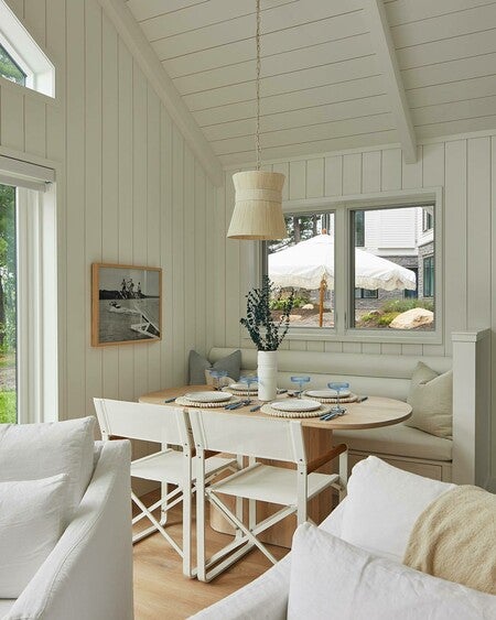 White abaca rope finely woven over a powder coated metal frame