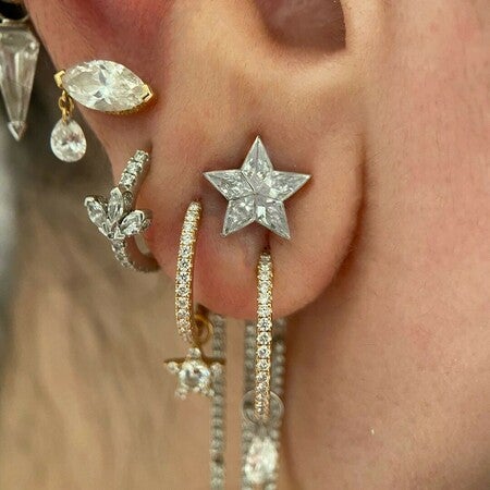国内発| MARIA TASH Diamond Princess シングルピアス 8mm ta-