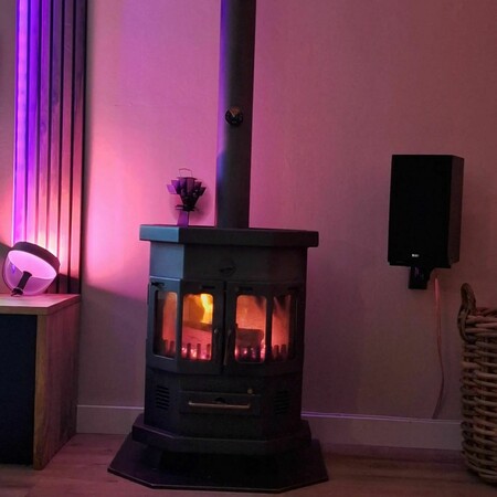 image by by_stoker_thuis containing stove, fireplace, room, light, living room