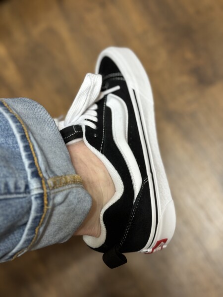 VANS Knu Skool Shoes - BLACK/WHITE | Tillys