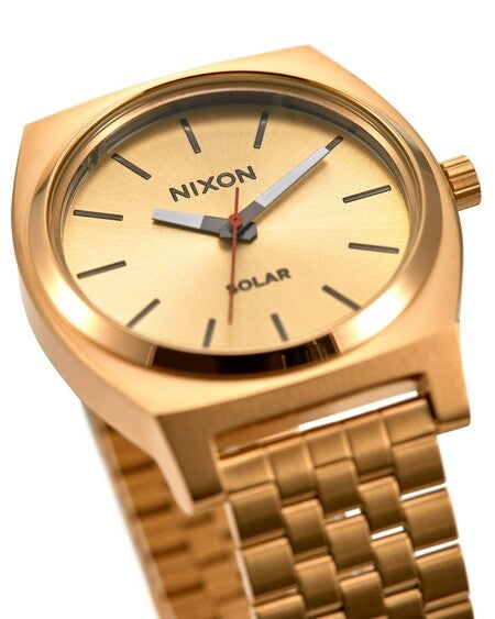 Time Teller Solar Watch Tutto Oro Nero Unisex a Energia