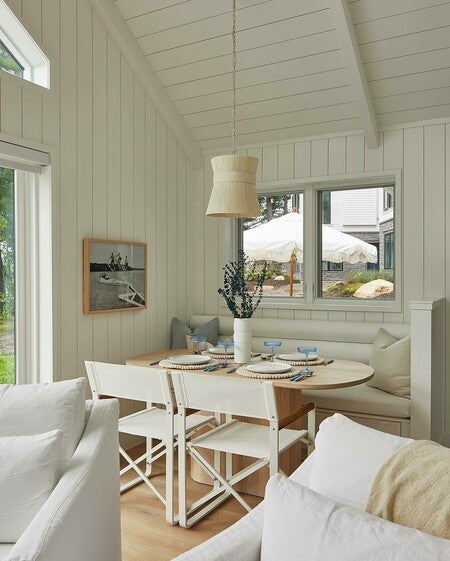 White abaca rope finely woven over a powder coated metal frame