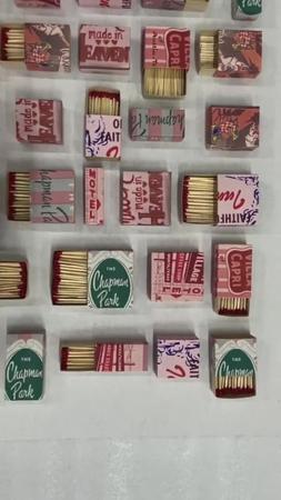 MATCH MAKERS アートプレート　セット Match Made | 3D Match Box Unique Wall Art – Scout Design Studio