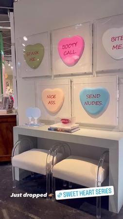 Cheeky Sweetheart Series - Spank Me | 3D Conversation Heart Art