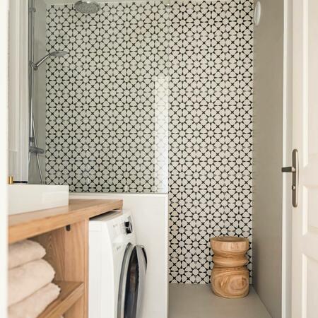 BIKKEL - Tabouret en bois ø28cm